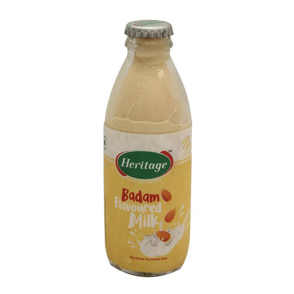 Heritage Flavoured Milk Badam Bottle