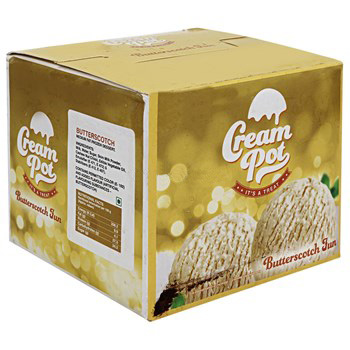 Cream Pot Butter Scotch Ice Cream Bulk Pack,