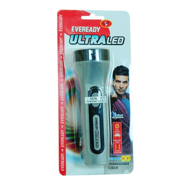 Eveready Rechargeable Torch Model DL-91, 