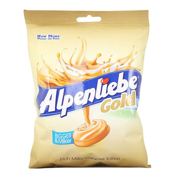 Alpenliebe Gold Candy Jar, Caramel