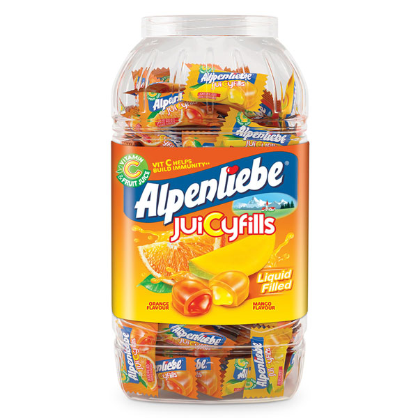 Alpenliebe Juicy Fills Candy Jar