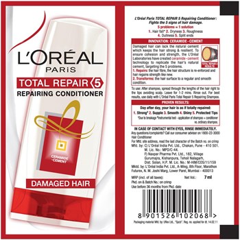 Loreal Paris Shampoo Sachet Total Repair, 